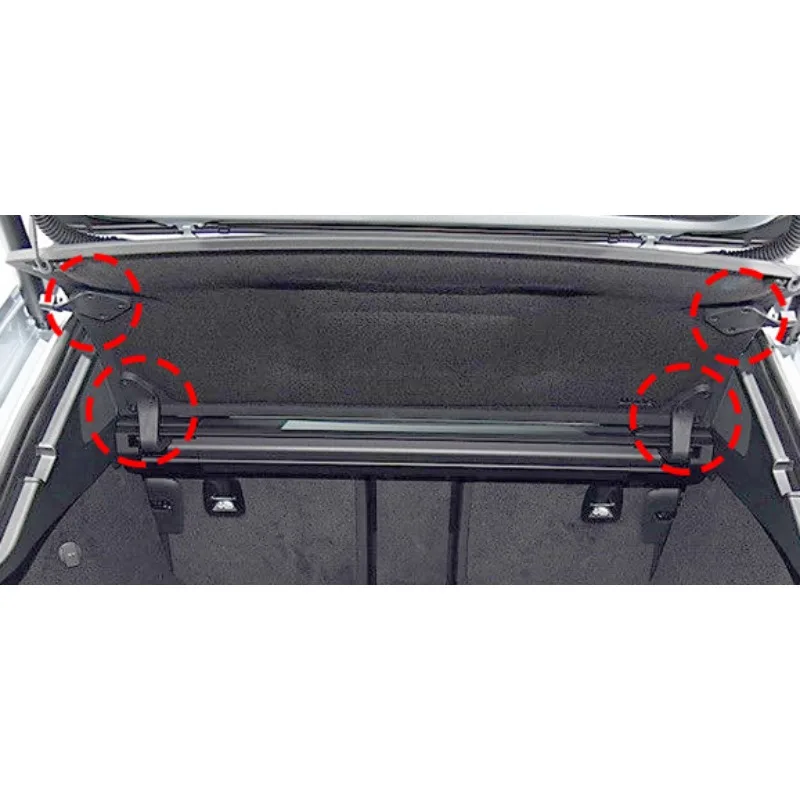 New Upper Lower Boot Curtain Rear Panel Clip Luggage Compartment Bracket Automobile Part for Porsche Paramera Cayenne