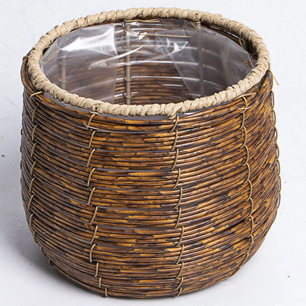 

1pc Rattan Woven Fruit Bread Kitchen Food Serving Holder Tabletop Sundries Organizer Storage Sundries Organizer Decorative Box