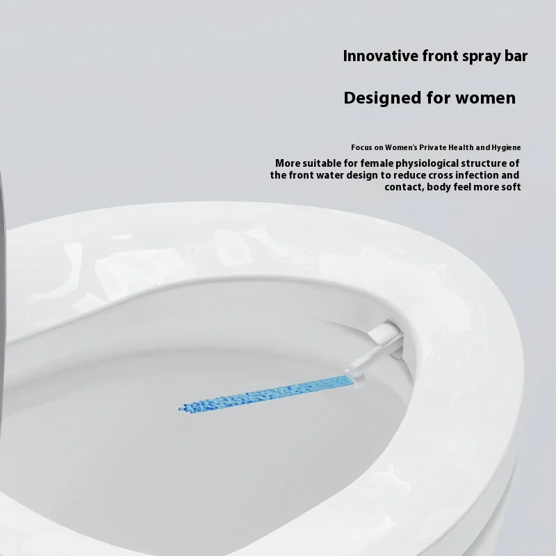 Auto Tankless Smart Bidet Toilettensitz mit Fernbedienung Lady Care Waschdüse Kunststoff Wasserschrank Toilette