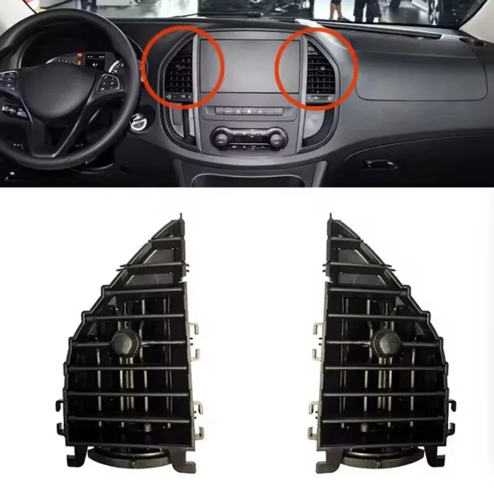 V260 エアベント ヴィト エアベント プラスチック製 OEM仕様適合 簡単取り付け ダッシュボード修理用