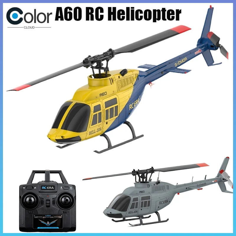 

A60 Rc Helicopter 2.4g 6-Aixs Gyroscope 4ch Altitude Hold Optical Flow Brushless Remote Control Helicopter Toys For Kid Adult