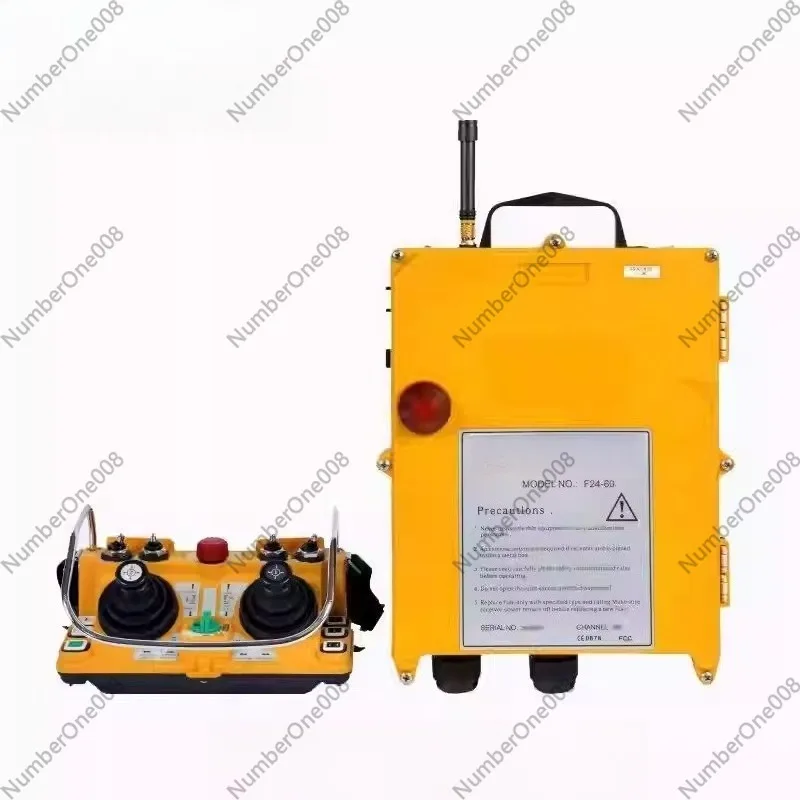 

380V F24-60 Wireless Industrial Remote Controller Switches Hoist Radio Control Crane Switch Rocker 5 Speed
