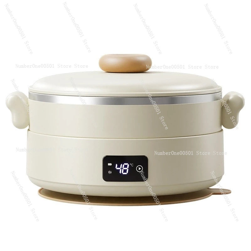 

Wireless constant temperature bowl baby children's heating bowl baby complementary food bowl free of water, rechargeable