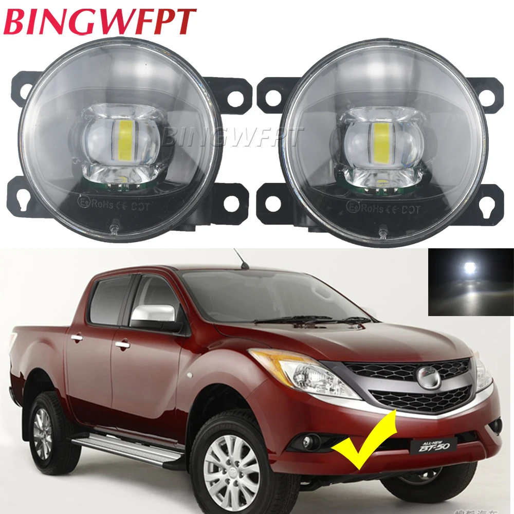 High Quality For Mazda BT50 BT-50 2012 2013 2014 2015 2018-2020 Foglights LED Lens Fog Light Daytime Running Light Driving Lamp