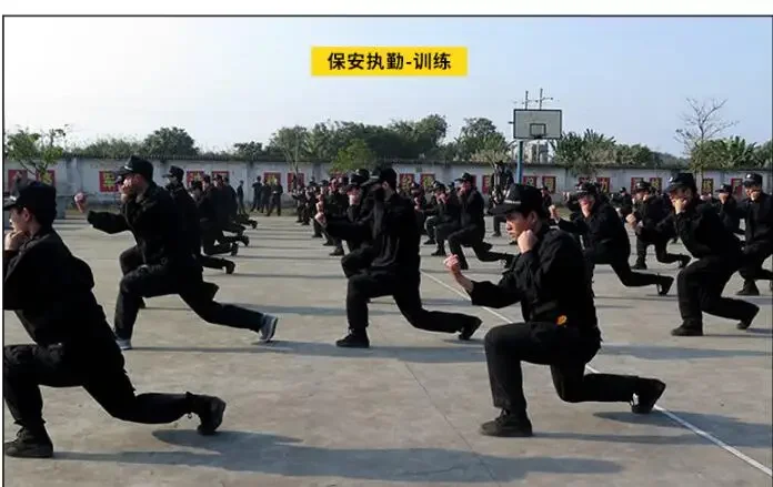 Primavera negro uniforme combate hombres pantalones traje guardia de seguridad trabajo tela gruesa