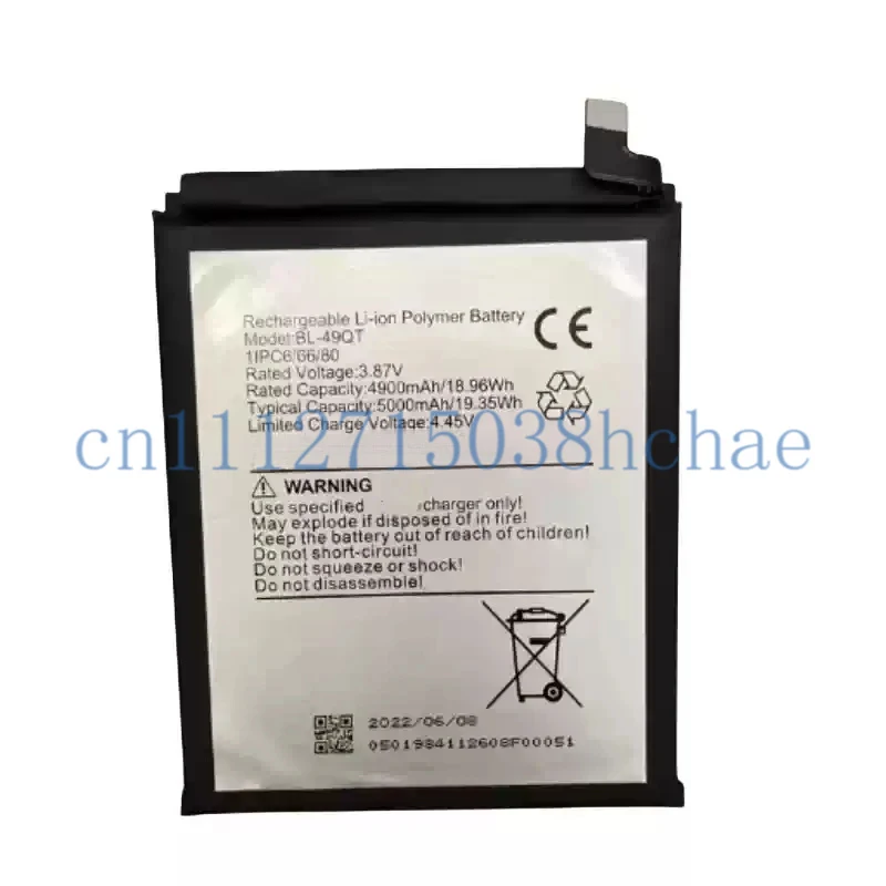 New large capacity mobile phone battery 5000mAh for Tecno BL-49QT