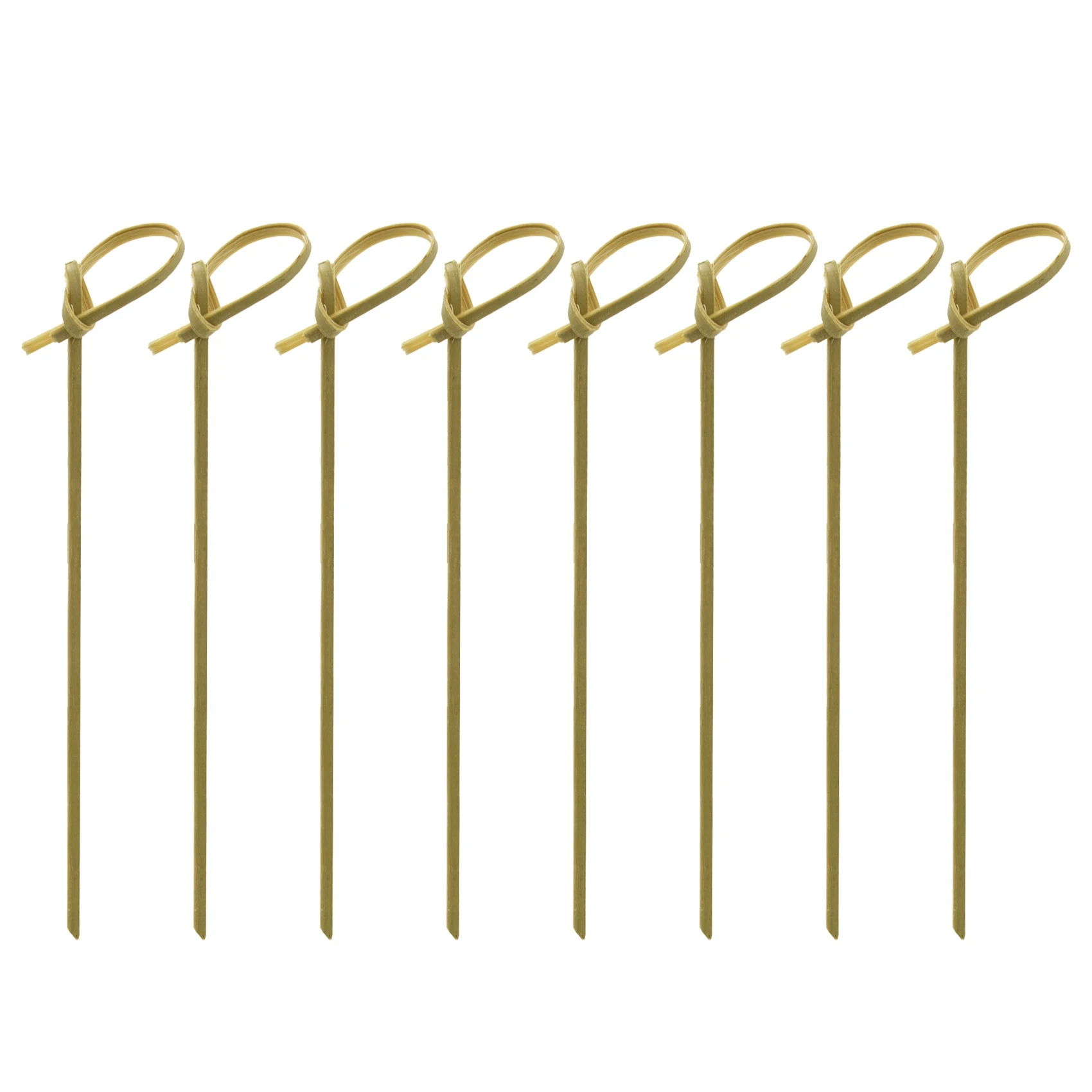 300 Pack Bamboo Cocktail Picks Cocktail Toothpicks Bamboo Skewers Toothpicks for Appetizers 4 Inch B20