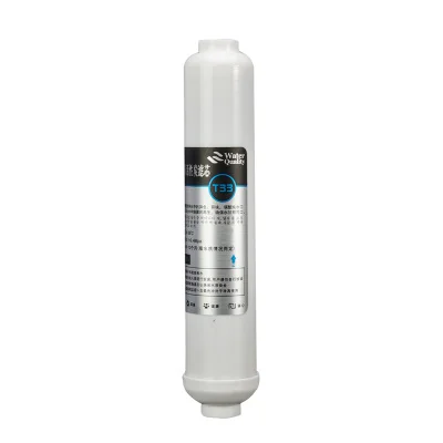 2pcsT33 water filter Activated carbon Water Filter Refrigerator Reverse Osmosis RO System Water Filter Cartridges 10Inch