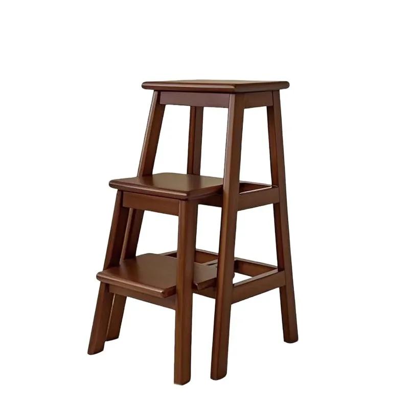 

Household multi-functional stacked three-step ladder flower stand thickened staircase ladder