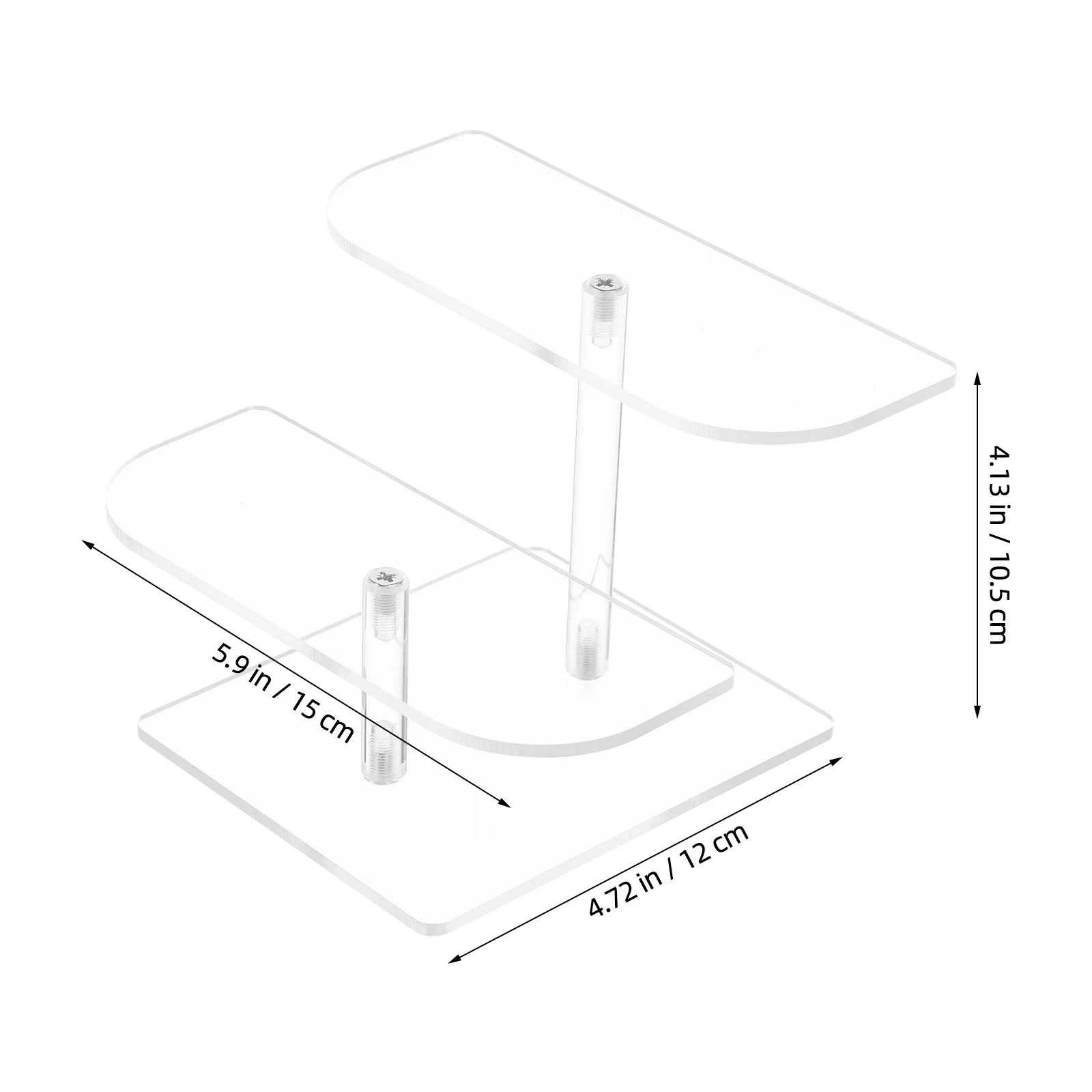 Acrylic Multi-Layer Desktop Display Stand Clear Sunglasses Organizer Storage Rack Jewelry Holder Collection Organizer Display