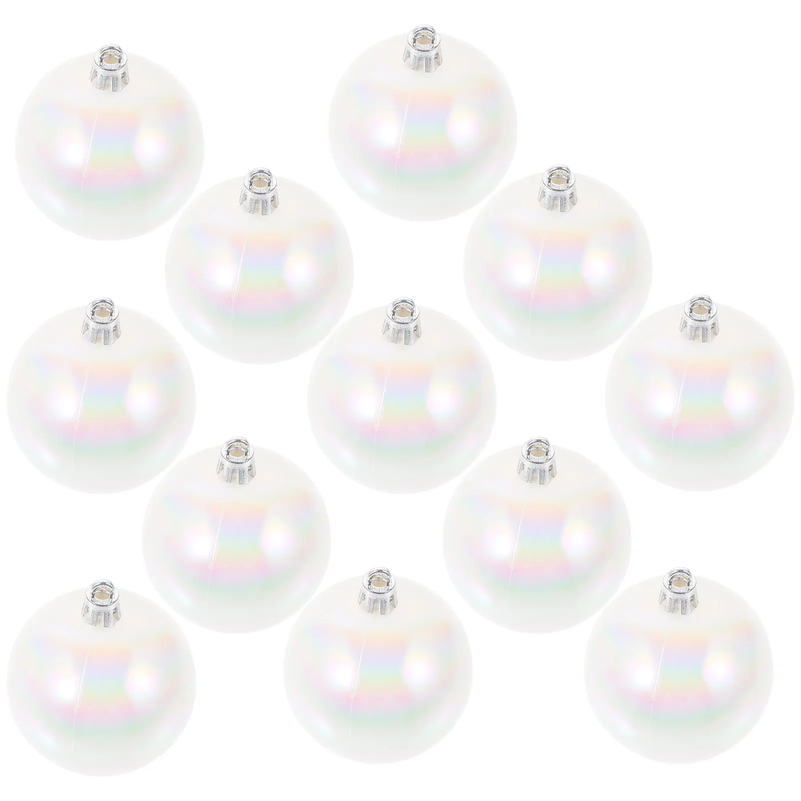 

Decorative Ball Clear Iridescent Decorative Spheres Mini Plastic Home Neutral Christmas Tree Balls Spheres Pendant