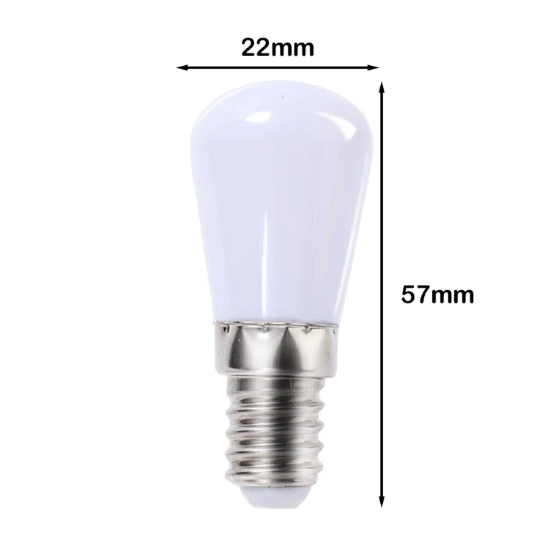 2/4pcs LED Light Bulb E12 E14 220V Refrigerator Bulbs Refrige Display Lamp Night Lights High Brightness Home Decor Chandelier