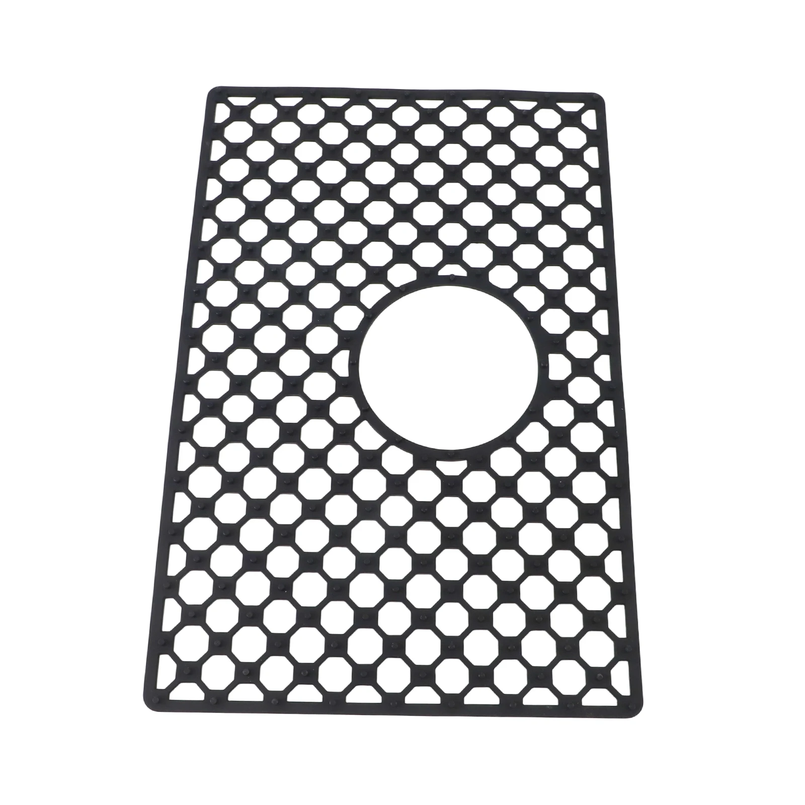 Silicone Sink Protector Mat Non Slip and Heat Resistant Featuring Drain Openings for Effective Water Flow and Sink Protection