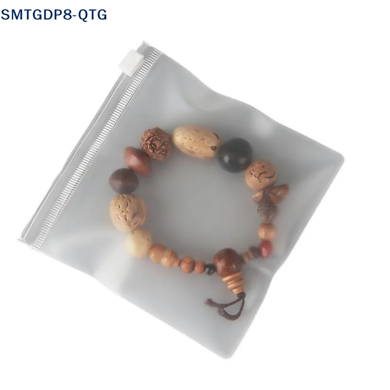 Hot 10 Pcs PVC Frosted Zipper Bags Reusable Jewelry Packaging Pouches DIY Earring Necklace Bracelet Storage Organizer