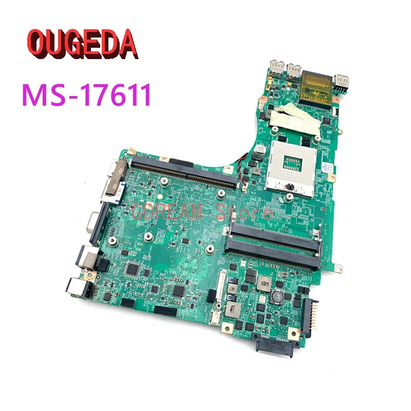 

OUGEDA MS-17611 For MSI GX780R GT780 GT780R GT780DR GT780DX GT780DXR Laptop Motherboard PGA989 DDR3 HM67 main board full test