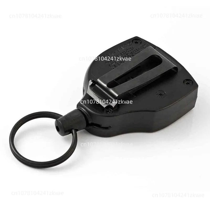 for KEY-BAK S48K Kevlar Cord Anti Loss Retractable Keychain Stretched 120CM Retractable Keyring