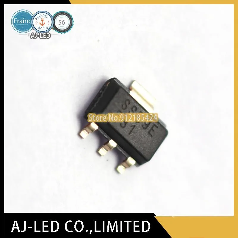 10 unids/lote SS59ET Sensor magnético lineal elemento de efecto Hall SMD SOT89 Honeywell