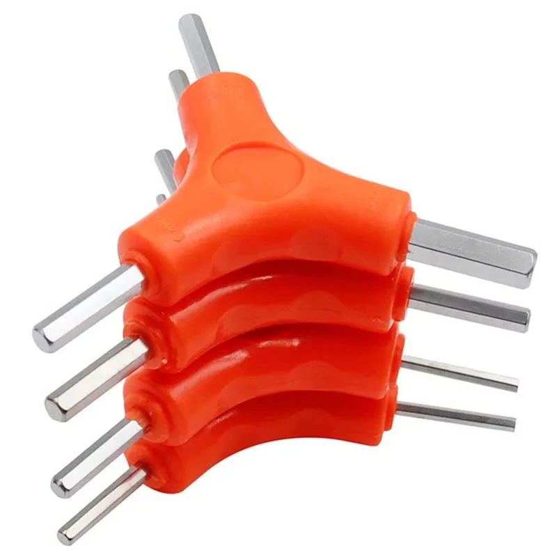 

Набор из 10 шестигранных ключей 3-в-1 (2.5/3/4/5/6/8 мм), портативный комплект для ремонта велосипедов, ручные инструменты