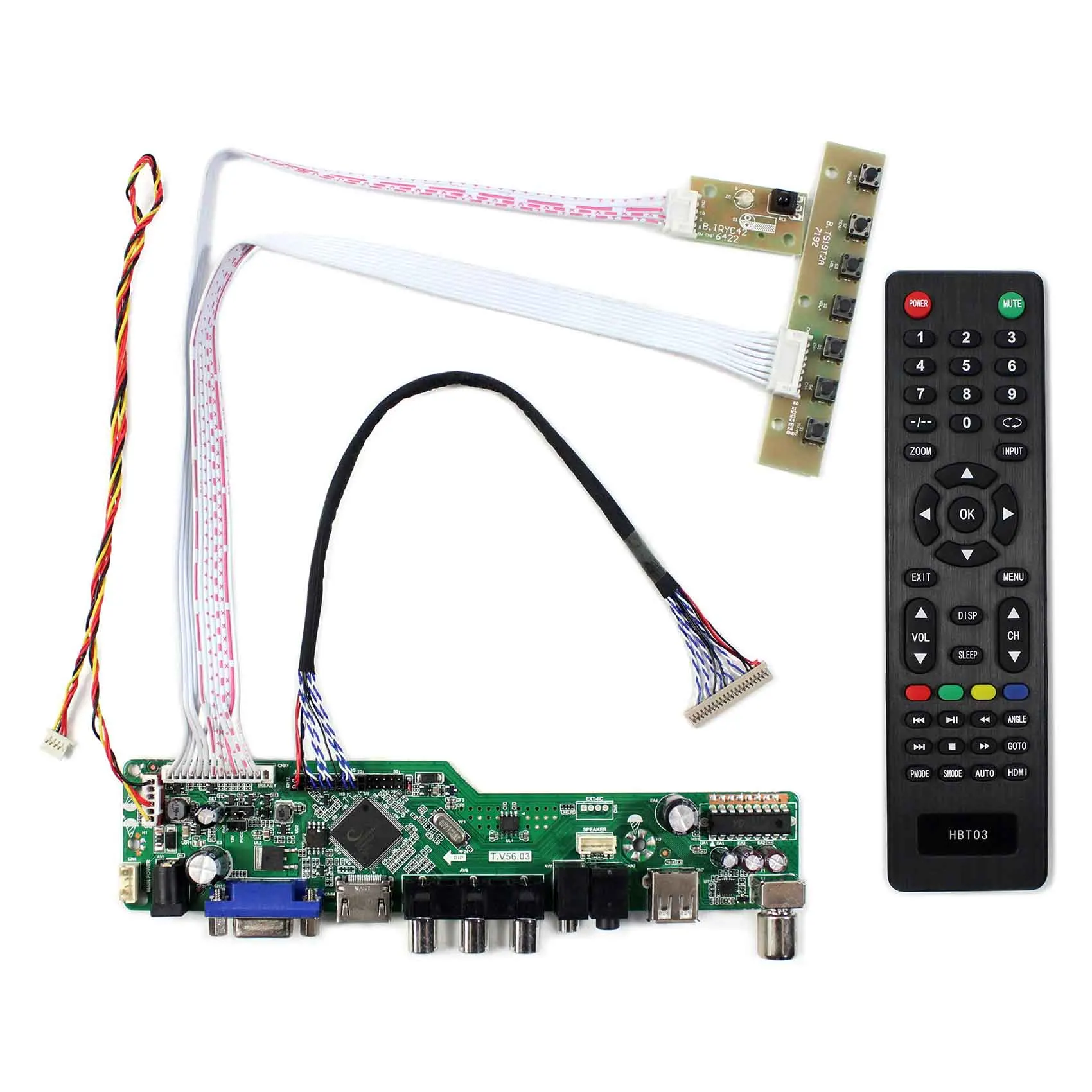 K001769	For 15inch 1024X768 G150XTN03.2 TFT-LCD HD MI VGA Radio Frequency Connector Board