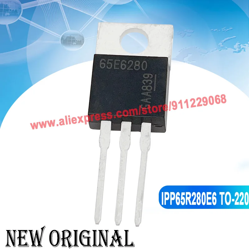 (5piece) 65E6280 IPP65R280E6 TO-220 700V 39A / P2NK100Z STP2NK100Z 1000V 1.85A / S2008L 200V 8A / NCE80H16 80V 160A TO-220