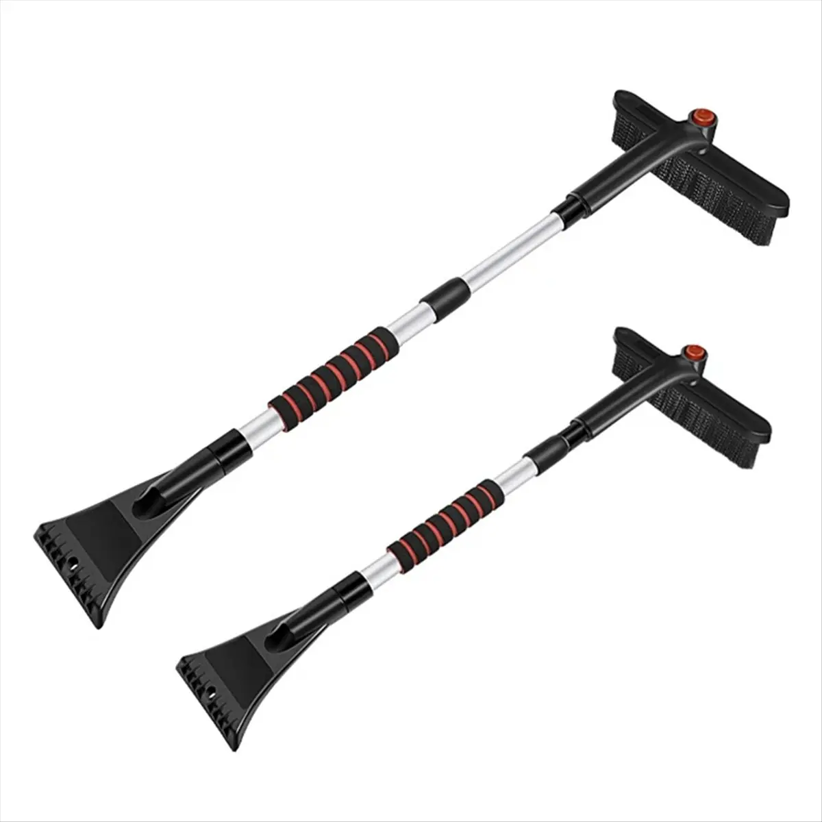 Compatible Car Snow Shovel Extendable Ice Scraper Snow Brush Detachable Windshield Snow Remove Broom Winter Auto Cleaner Tool