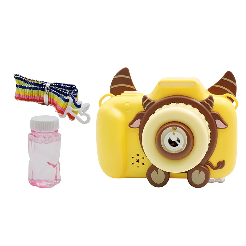 Maker Camera Toy Bubble Blower With Music And Light Unique Battery Operated Bubble Machine For Kids