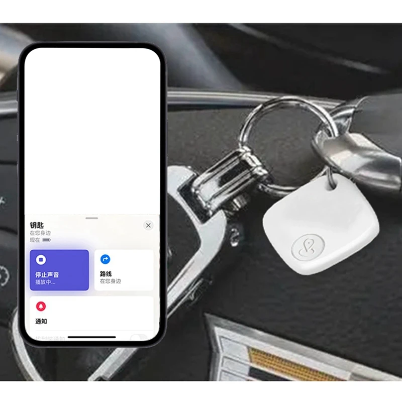 Мини-устройство слежения с защитой от потери, Bluetooth работает с изображением Find My APP, смарт-тег, GPS-трекер для детей, домашних животных, позиционер