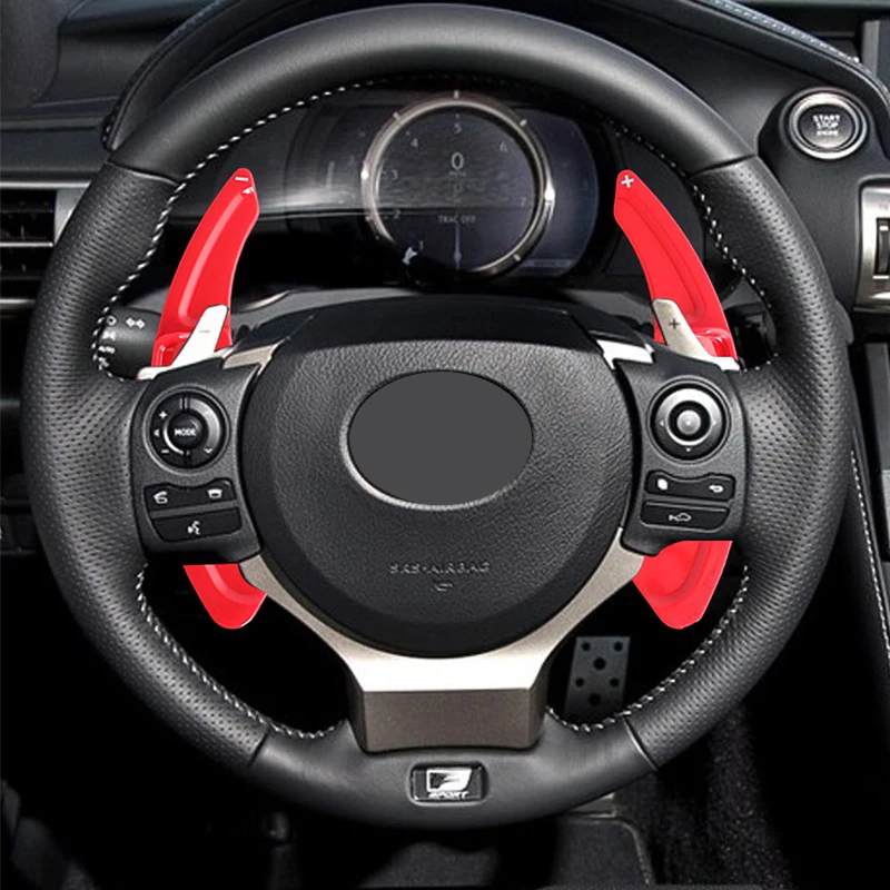 ABS Carbon fiber Car Steering Wheel Paddle Shift Extension For Lexus IS NX RC F SPORT Fsport IS200t IS250 IS300 IS350 IS300h