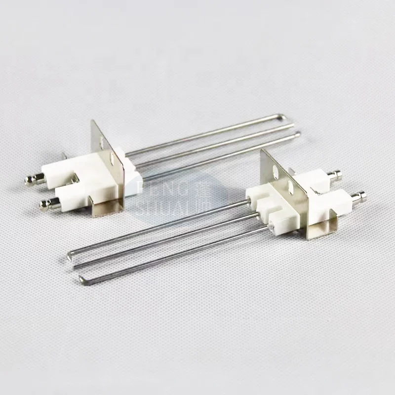 Ignition electrode of ceramic spark plug for gas burner oven parts