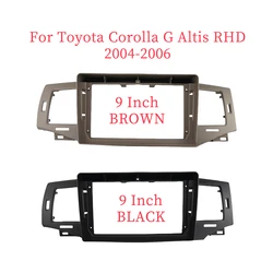 9 Inch Car Frame Fascia Adapter For Toyota Corolla G Altis 2003-2007 Android Radio Dash Fitting Panel Kit