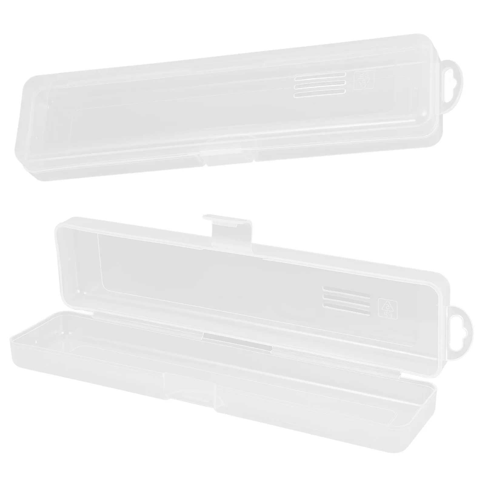 

2 Pcs Toothbrush Case Travel Holder Container Lightweight Storage Box For Toothbrush Tooth Set Box Toothpaste Set
