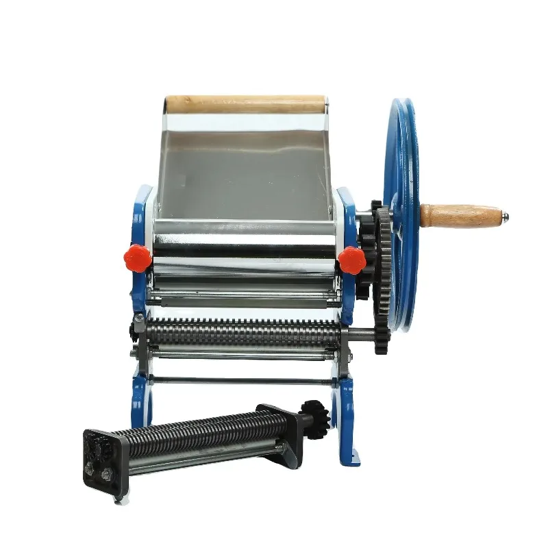 ماكينة صنع المعكرونة المسطحة اليدوية 180-4FXZC للاستخدام المنزلي لمحلات الطعام في الفنادق تتميز بمحمل عجينة البيتزا