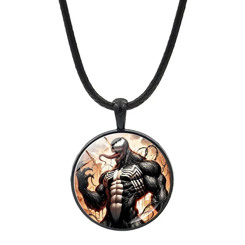 Disney Venom: The Last Dance Marvel Necklace Accessories Versatile Pendant Jewelry Sweater Chain Kids Gifts Childrens