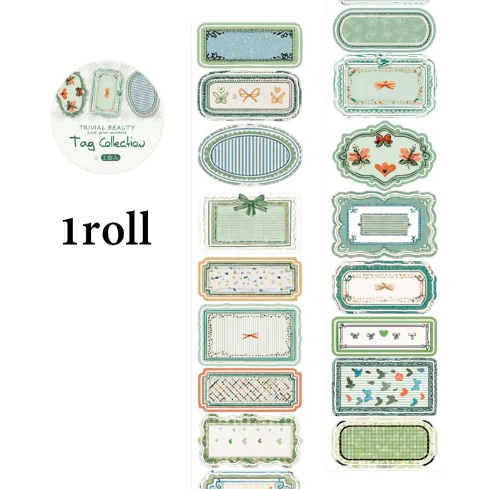 

Adhesive Die-Cut Washi Tape Collage Elements Removable Scrapbooking Stickers DIY Handmade Vintage Journal Sticker DIY Crafting