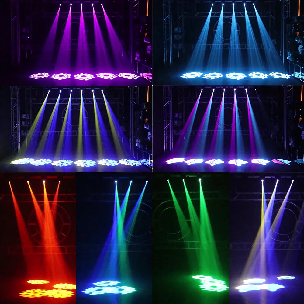 Spot light 30w LED beam moving head light Good Effect Mini 8Gobo Dj Led ดิสโก้ปาร์ตี้ dj bar club KTV light