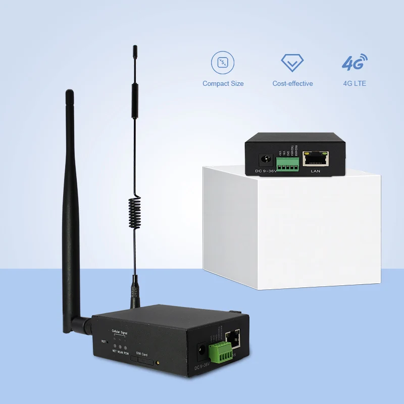M2M Cellular Vpn Industrial Router 2G/3G/4G Sim Slot Ethernet And Serial Ports To Cellular Network 4G Lte Wifi Modem