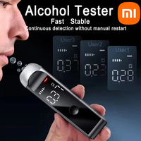 Xiaomi Alcohol Tester Breathalyzer Analyzer Rechargeable Etector For Home Digital Lcd  Display Drunk Driving Car Electronic Tool