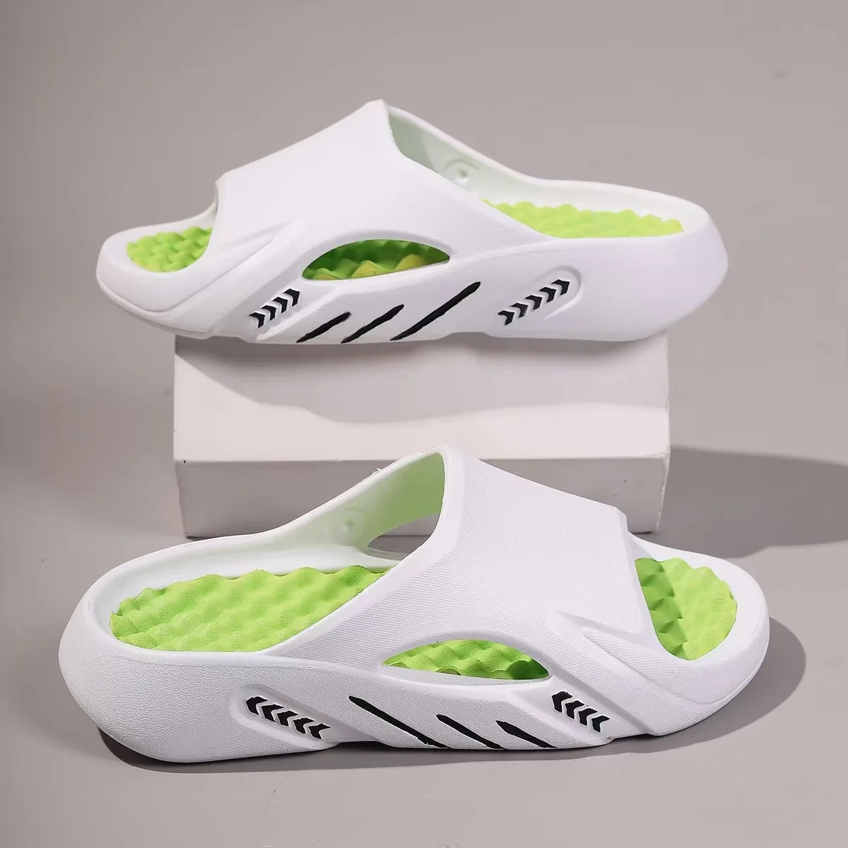 

Chinelos De Massagem De Eva Masculinos De Verão Ao Ar Livre Indoor Caminhadas Praia Sapatos Casuais Fundo Macio Chinelos 2026