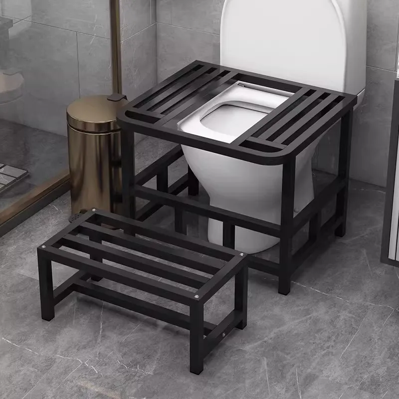 Bathroom Footstool, Toilet Seat Changed to Squat Pit Frame, Squat Toilet Stool