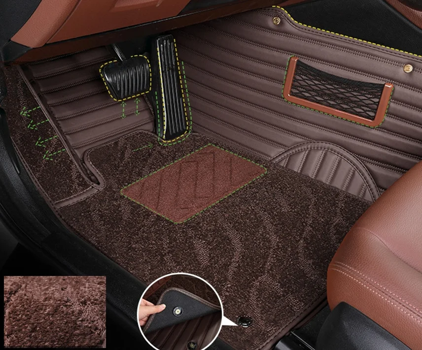 

Good quality! Custom special car floor mats for Mercedes Benz EQE 350 500 SUV 2025-2023 durable double layers carpets for EQE500