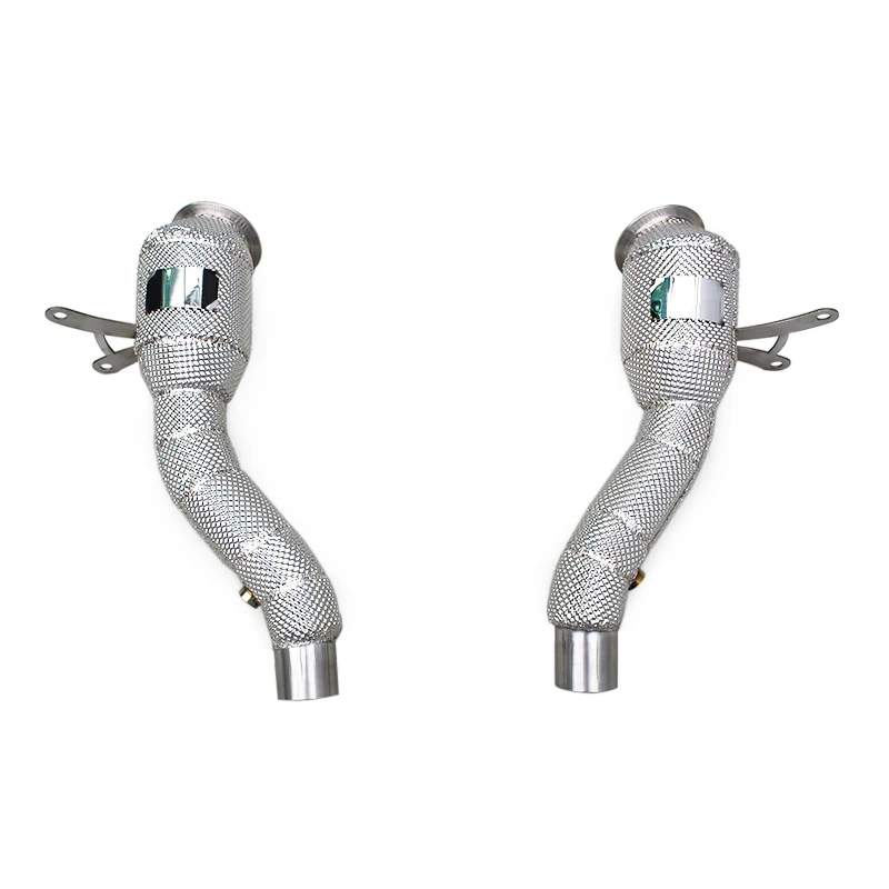 

OBM Exhaust Downpipe With Catalyst For Ferrari 458 SP/Speciale/458SC 4.5L 2014-2016 Car Exhaust System Heat Shield Exhaust Pipe
