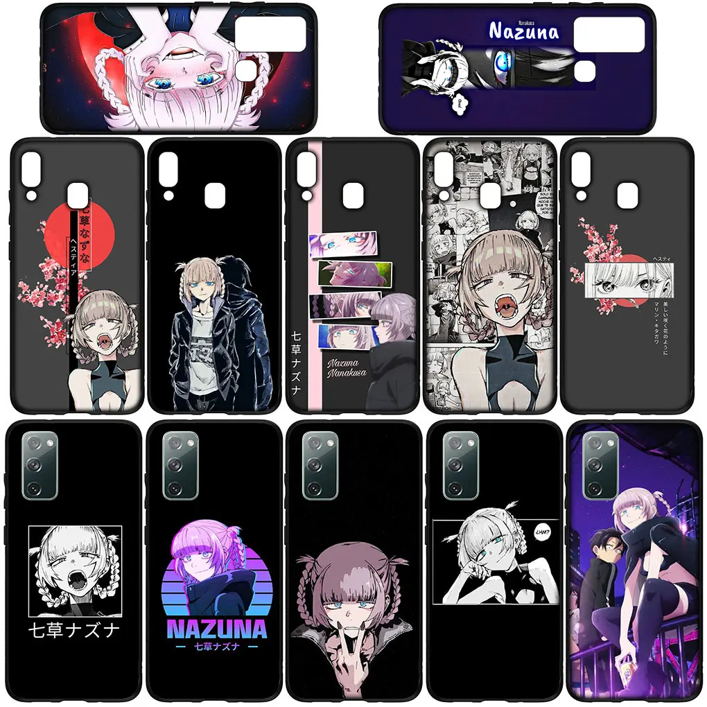 Nazuna Nanakusa Call Night Soft Phone Cover for Samsung Galaxy S23 S22 S21 S20 Fe Ultra S8 Plus M21 + Silicone Case