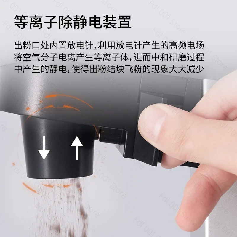 DF83V Variable Speed Single Dose Coffee (Black)