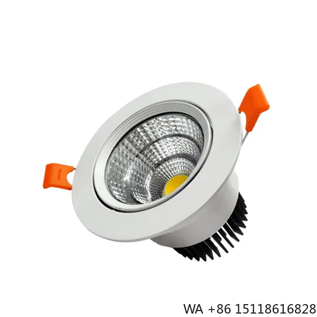 5w High Lumen 3w 5w 7w 9w 12w 15w 18w 24w COB Recessed LED Ceiling Light Led Downlights 5w 3000k