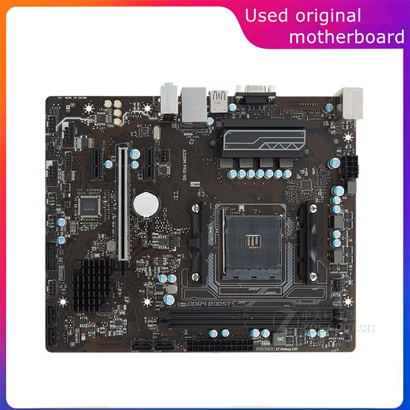 

Used AM4 For AMD A320 A320M PRO-V Computer Motherboard PCI-E3.0 USB3.0 SATA3 AM4 DDR4 32G Desktop Mainboard