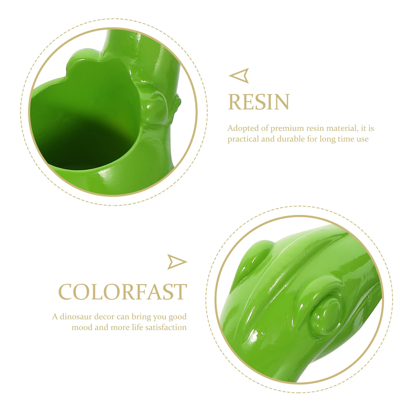 

Dinosaur Pen Stationery Holder Pretty Holds Cup Storage Holders Pencil Resin Desk Organizers