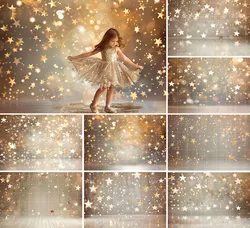 Mehofond Photography Background Shiny Golden Stars Dance Child Adult Birthday Cake Smash Portrait Decor Backdrop Photo Studio