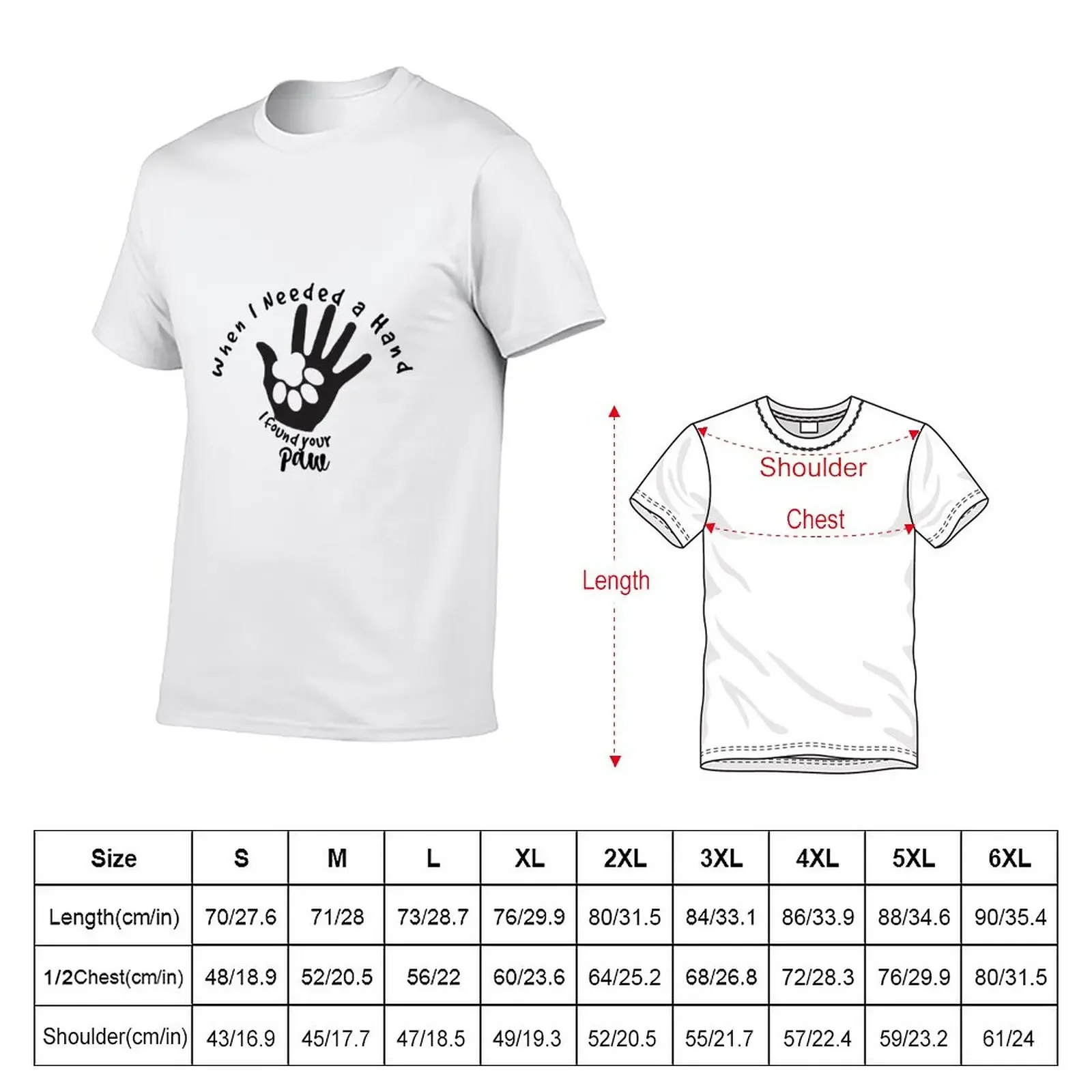 Helping Paw T-Shirt customs boys animal print big and tall t shirts for men