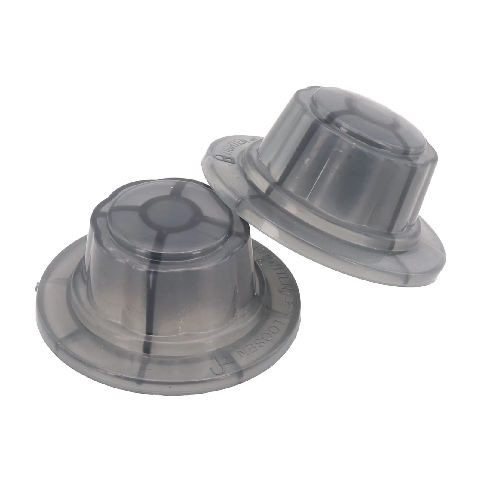 2pcs Fan Blade Screw Fixing Parts Nut Covers Transparent Black Plastic Fanner Nut Covers Portable Fans Accessories
