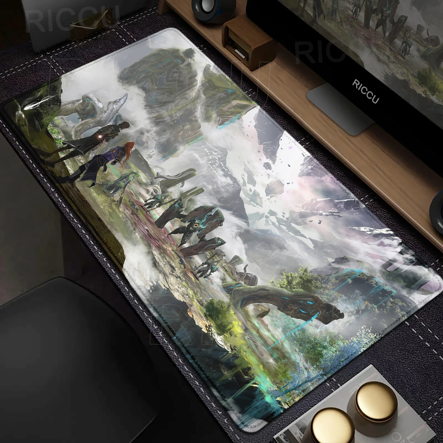 Clair Obscur Expedition 33 Mouse Pad Large Keyboard Mousemat Gamer Mousepad Gaming PC Accessories XXL Extended Desk Mats 90x40CM